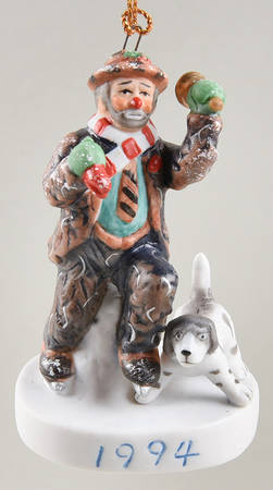 Emmett Kelly Jr Holiday Skater - Boxed