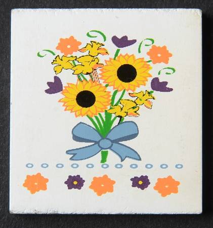 Dachshund Perpetual Calendar Mother's Day Tile - No Box