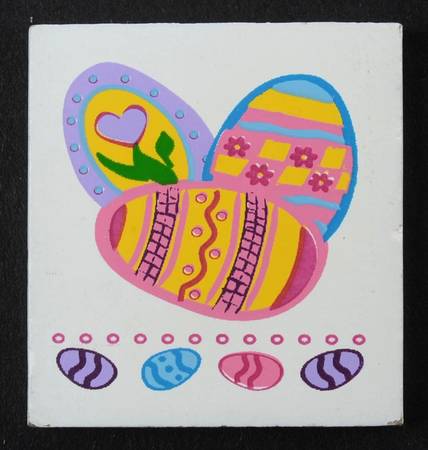 Dachshund Perpetual Calendar Easter Tile - No Box