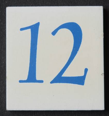 Dachshund Perpetual Calendar #12 Tile - No Box