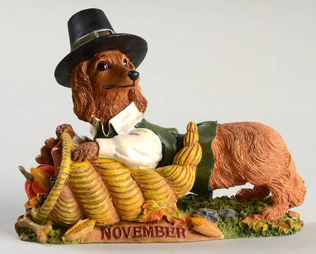 Dachshund Perpetual Calendar November - No Box