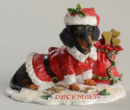 Dachshund Perpetual Calendar December - No Box
