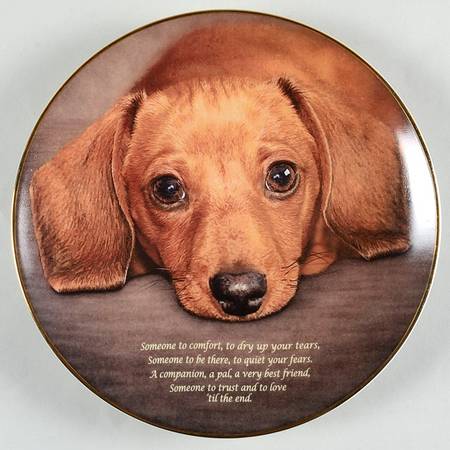 Cherished Dachshunds Someone To Comfort - No Box