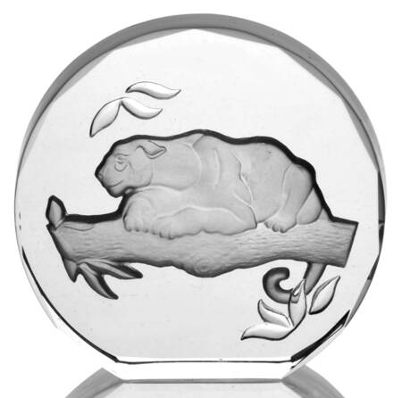 Wildlife Crystals Paperweights Jaguar - No Box