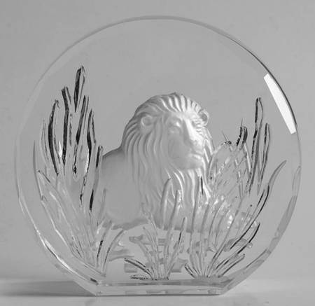 Wildlife Crystals Paperweights Lion - No Box