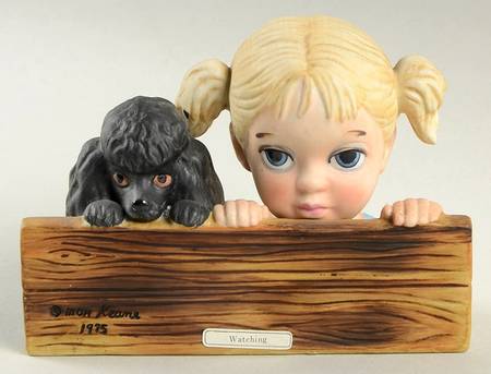 Margaret Keane Children Collection Watching - No Box