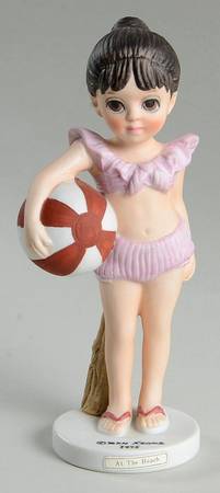Margaret Keane Children Collection At The Beach  - No Box