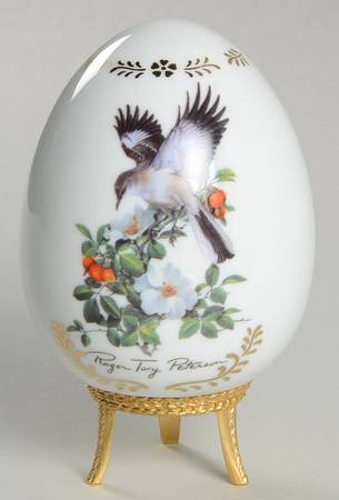 Songbirds Porcelain Egg Mockingbird - No Box