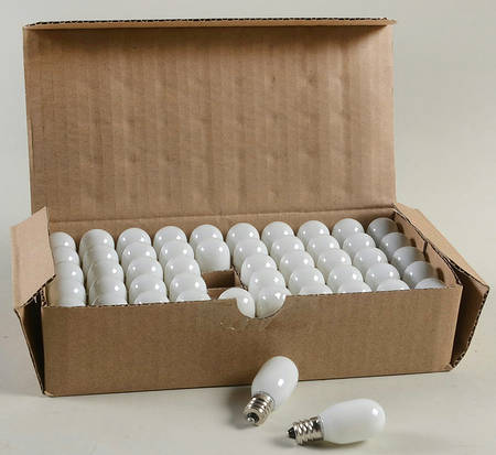 General Village Electrical Replacement Light Bulb Box Of 50 - Boxed
