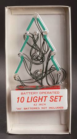 General Village Electrical Multi Color 10 Light Set-Green Cord - With Box