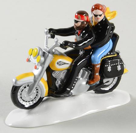 Harley Davidson Two For The Road-Yellow Bike - Boxed