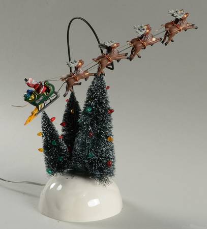 National Lampoon's Christmas Vacation Animated Flaming Sleigh - Boxed