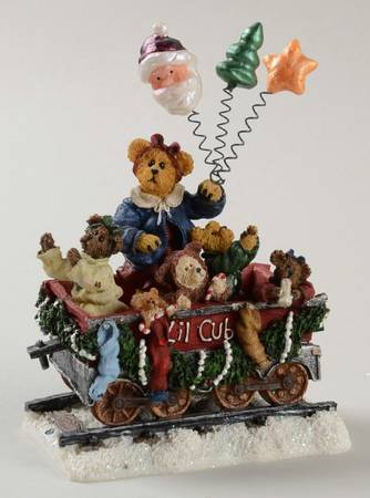 Boyds Bears Christmas Train Lil' Cub Nursery Car - No Box