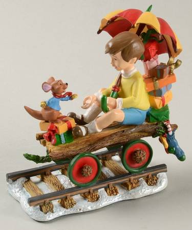 Pooh's Express Christmas Train Christopher Robin & Roo - No Box