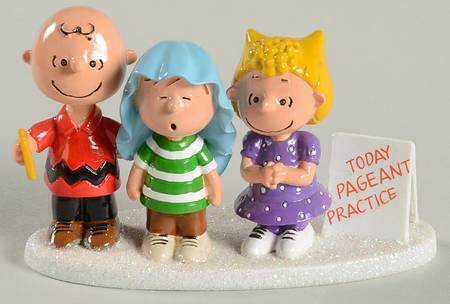 Peanuts Christmas Village Three Part Harmony - No Box