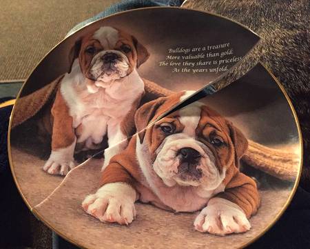 Cherished Bulldogs by Danbury Mint