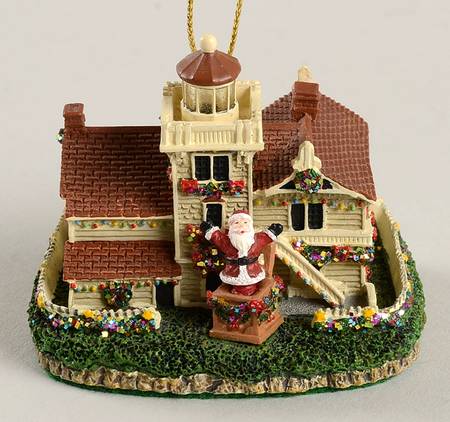 Christmas Lighthouse Ornaments Easter Brother, Richmond, Ca - No Box