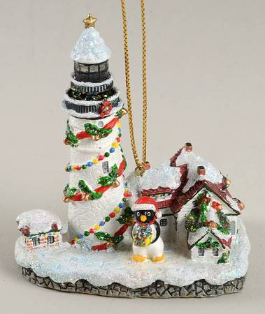 Christmas Lighthouse Ornaments Portland Head, Maine - No Box