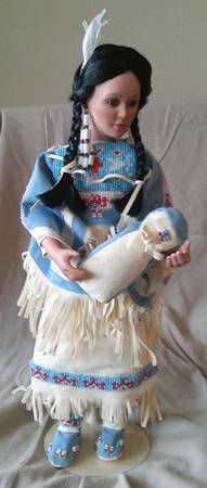 Native American Princesses White Feather-Princess Of The Sioux - No Box