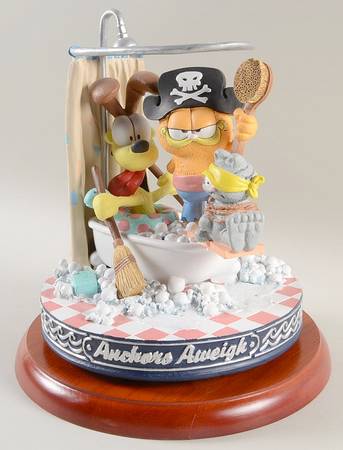 Garfield Muscial Figurine Collection Anchors Aweigh - Boxed