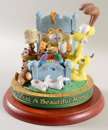 Garfield Muscial Figurine Collection Oh What A Beautiful Mornin' - No Box
