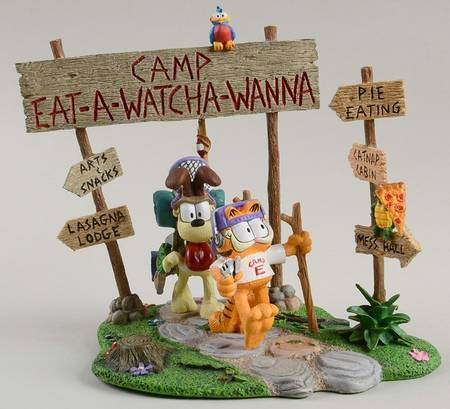 Garfield Collection Camp Eat-A-Watcha-Wanna - No Box