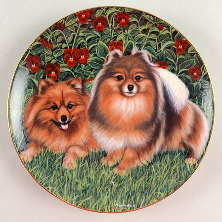 Pomeranians by Danbury Mint