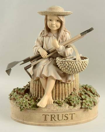 Vintage Virtues Trust Girl-Large - Boxed