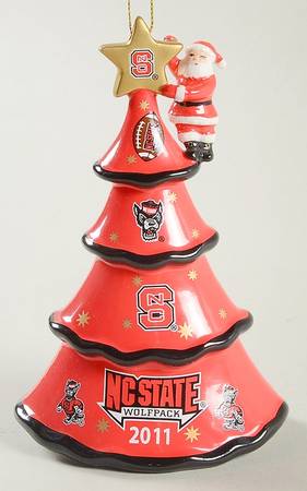 NC State Wolfpack Christmas Christmas Tree - With Box Bx2011