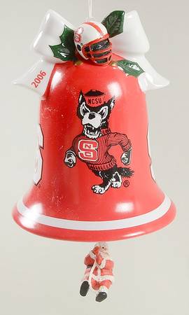NC State Wolfpack Christmas Christmas Bell - With Box Bx2006