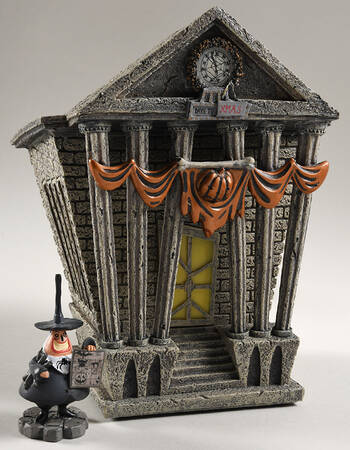 Nightmare Before Christmas Halloween Town City Hall - Boxed