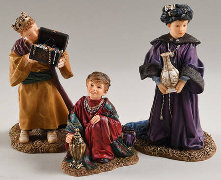 Mama Says Nativity 3 Wiseman-Set Of 3 - No Box