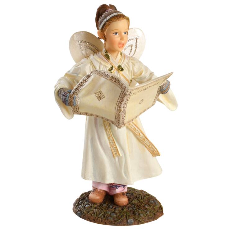 Mama Says Nativity Singing Angel Girl - Boxed