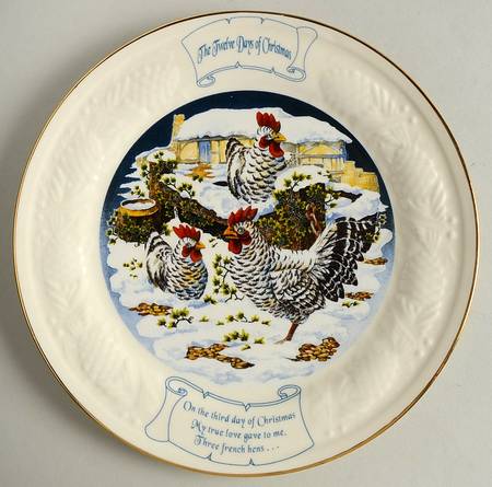 Twelve Days of Christmas Three French Hens - No Box