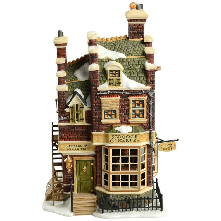A Christmas Carol-Dickens' Village Scrooge & Marley Counting House - No Box