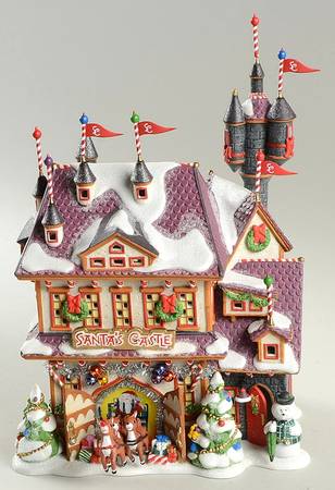 Rudolph the Red-Nosed Reindeer Village Santa's Castle - Boxed
