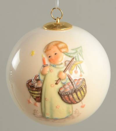 Hummel Porcelain Ball Ornament by Danbury Mint