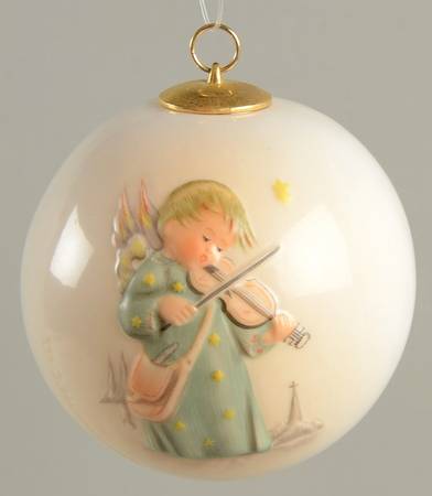 Hummel Porcelain Ball Ornament Celestial Musician - No Box