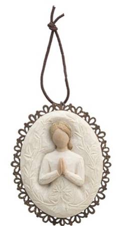 Willow Tree Metal-Edged Ornaments A Tree, A Prayer - With Box