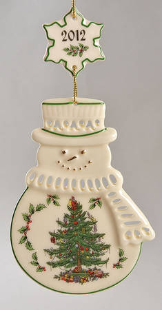 Christmas Tree Annual Ornaments Snowman - No Box Nb2012