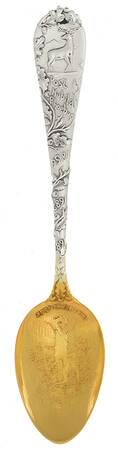 Souvenir Spoons Charter Oak;Hartford Connecticut - No Box