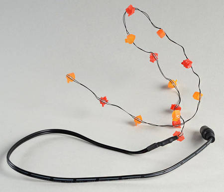Harvest Collection Accessories String Of Lit Autumn Leaves - With Box