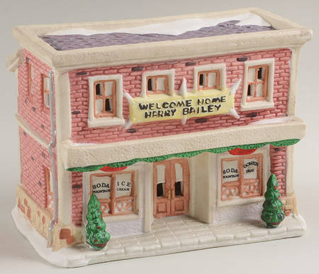 It's a Wonderful Holiday - Bedford Falls Gower Drugstore And Soda Fountain - No Box