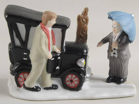 It's a Wonderful Holiday - Bedford Falls George Bailey's Car Hitting The Tree - Boxed