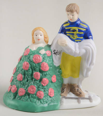 It's a Wonderful Holiday - Bedford Falls Mary In The Hydrangea Bush - No Box