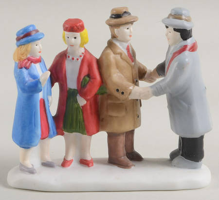 It's a Wonderful Holiday - Bedford Falls George And Mary Meeting Harry And Ruth - No Box