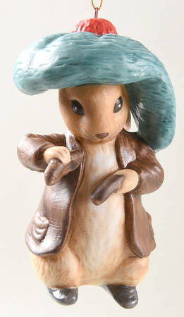 Beatrix Potter Christmas Ornament Collection Benjamin Bunny - No Box