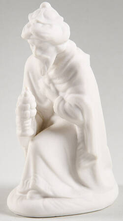 Dresden Nativity Figurines King Balthasar-Kneeling - No Box