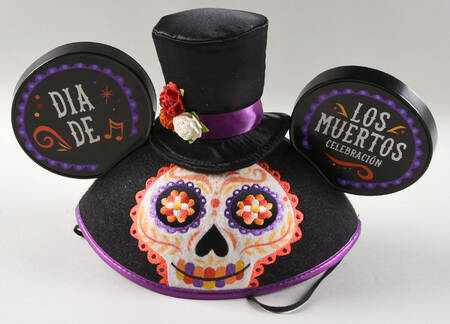 Disney Parks Giftware Dia De Los Muertos/Skull Ear H - No Box