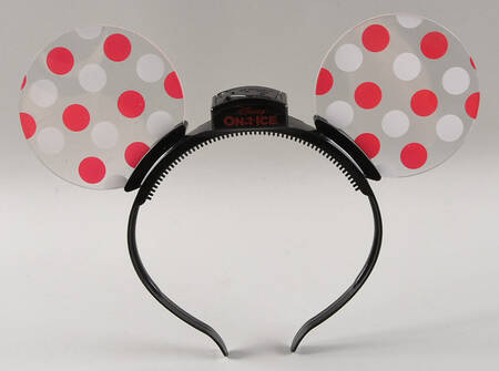 Disney Parks Giftware Disney On Ice Red & White Polk Dot Ears - No Box